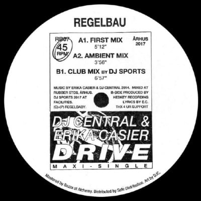 DJ Central & Erika Casier – Drive – Vinyl (12