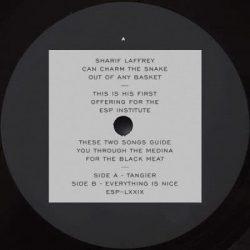 Sharif Laffrey – Tangier / Everything Is Nice 12” (vinyl)
