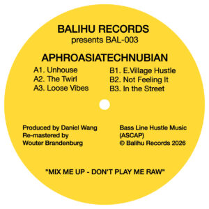 Daniel Wang | Aphroasia Technubian EP