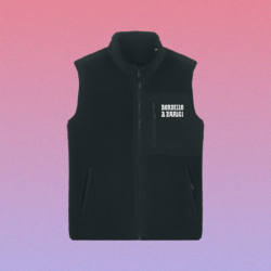 Bordello A Parigi – Sherpa Bodywarmer Black